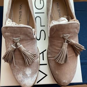 Via Spiga Suede Loafers